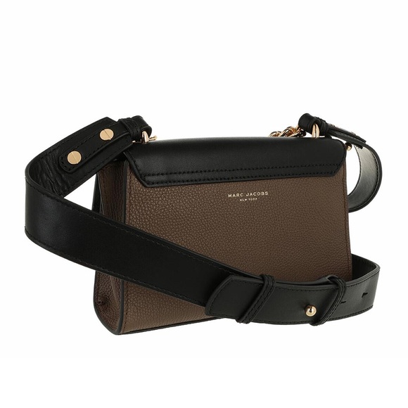 Marc Jacobs Leather Crossbody Bag The Tuck Lock
Black & Brown Colorblock - Picture 8 of 13